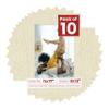 Poster Palooza Pack of Ten 11x17 Mats Bevel Cut for 9x13 Photos - Acid Free Fresh Linen Canvas Precut Matboards for Pictures, Photos, Framing - 4-ply Thickness view 1