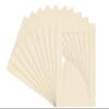 Poster Palooza Pack of Ten 11x17 Mats Bevel Cut for 9x13 Photos - Acid Free Fresh Linen Canvas Precut Matboards for Pictures, Photos, Framing - 4-ply Thickness view 3