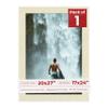 20x27 Mat Bevel Cut for 17x24 Photos - Acid Free Fresh Linen Canvas Precut Matboard With Backing Board and Crystal Clear, Self Seal Photo Mat Bag - For Pictures, Photos, Framing - 4-ply Thickness view 1