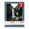 Poster Palooza 14x18 Mat Bevel Cut for 12x16 Photos - Acid Free Steel Blue Precut Matboard - For Pictures, Photos, Framing - 4-ply Thickness view 1
