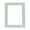 12x16 Mat Bevel Cut for 11x13.5 Photos - Acid Free Honeydew Green Precut Matboard With Backing Board and Crystal Clear, Self Seal Photo Mat Bag - For Pictures, Photos, Framing - 4-ply Thickness view 1