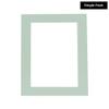 12x16 Mat Bevel Cut for 11x13.5 Photos - Acid Free Honeydew Green Precut Matboard With Backing Board and Crystal Clear, Self Seal Photo Mat Bag - For Pictures, Photos, Framing - 4-ply Thickness view 2