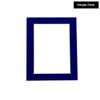 Poster Palooza 12x18 Mat Bevel Cut for 10x15 Photos - Acid Free Royal Blue Suede Precut Matboard - For Pictures, Photos, Framing - 4-ply Thickness view 2