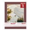 16x20 Mat Bevel Cut for 13x17 Photos - Acid Free Maroon Red Precut Matboard With Backing Board and Crystal Clear, Self Seal Photo Mat Bag - For Pictures, Photos, Framing - 4-ply Thickness view 1