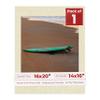16x20 Mat Bevel Cut for 14x16 Photos - Acid Free Fresh Linen Canvas Precut Matboard With Backing Board and Crystal Clear, Self Seal Photo Mat Bag - For Pictures, Photos, Framing - 4-ply Thickness view 1