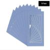 Pack of Ten Acid Free 16x20 Mats Bevel Cut for 12x15 Photos - Brittany Blue Precut Matboards with Backing Boards and Self Seal Photo Mat Bags for Pictures, Photos, Framing - 4-ply Thickness view 2