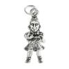 Big Sister Holding Sibling 3D 925 Solid Sterling Silver Charm Pendant Bracelet Jewelry Making Supply view 1