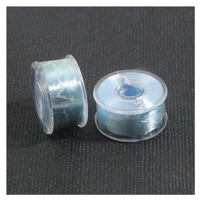 ZZSRJ High Brightness Winding Silk Thread Fashion DIY Handmade Hairpin Clothing Accessories Sewing Thread (Color : Light Blue, Specification : 60m)