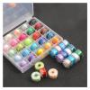 ZZSRJ High Brightness Winding Silk Thread Fashion DIY Handmade Hairpin Clothing Accessories Sewing Thread (Color : G, Specification : 60m) view 4
