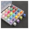 ZZSRJ High Brightness Winding Silk Thread Fashion DIY Handmade Hairpin Clothing Accessories Sewing Thread (Color : Green 2, Specification : 60m) view 2