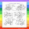 ZOCO A Visit to the Chiropractor's Office Educational Coloring Books (50 Bulk Pack, Without Crayons) Chiropractor Supplies Activities for Kids view 4