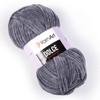 Yarn Art Dolce Yarn 100% MicroPolyester Velvet Blanket Amigurumi Super Bulky :6 Baby Chenille Yarn (1 Skein, 760-GRAY) view 1