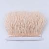 Zamihalaa - 5/10 Meters Ostrich Feather Fringe Trims Width 8-10cm White Ostrich Wedding Party Dress Decoration Custom Colors - 5meters view 1