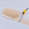 Zamihalaa - 5/10 Meters Ostrich Feather Fringe Trims Width 8-10cm White Ostrich Wedding Party Dress Decoration Custom Colors - 5meters view 4