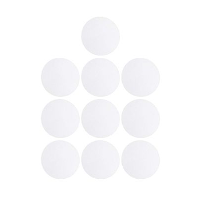 Milisten DIY Kits 10pcs Mesh Plastic Canvas DIY Round Plastic Canvas Sheets Craft Screen Clear Needlepoint Canvas Cross Grid Sheets for Acrylic Yarn Needle Crochet White 20cm Embroidery Hoop