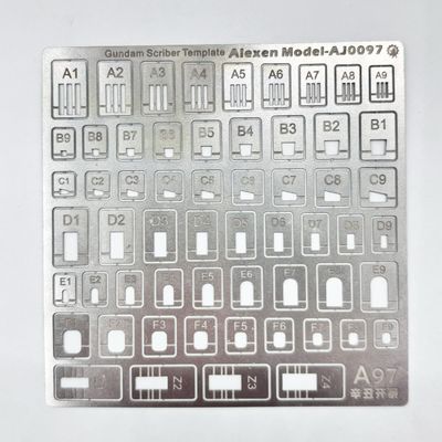 58Pcs Hobby Model Craft Tools Kit for Gundam Model Building Scribe Line Detail Maker Flat or Folding Stainless Steel Carving Auxiliary Ruler