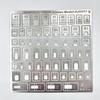 58Pcs Hobby Model Craft Tools Kit for Gundam Model Building Scribe Line Detail Maker Flat or Folding Stainless Steel Carving Auxiliary Ruler view 1