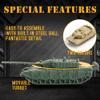 ViiKONDO 1/144 Scale Toy Tank Model Kit Military Vehicle China Type 99 vs US M1A2 Army Assembly Tabletop Wargame Diorama Hobby Building 4PCS view 4