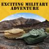 ViiKONDO 1/144 Scale Toy Tank Model Kit Military Vehicle T-80 vs MK4M Army Assembly Tabletop Wargame Diorama Hobby Building 4PCS view 2