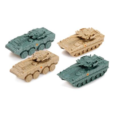 ViiKONDO 1/144 Scale Toy Tank Model Kit Military Vehicle China ZBD-09 vs ZBD-04A Army Assembly Tabletop Wargame Diorama Hobby Building 4PCS