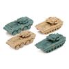 ViiKONDO 1/144 Scale Toy Tank Model Kit Military Vehicle China ZBD-09 vs ZBD-04A Army Assembly Tabletop Wargame Diorama Hobby Building 4PCS view 1