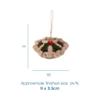 Trimits Needle Felting Craft Kit, Christmas, Includes Roving Wool Needle Stuffing Instructions, Mince Pie view 3