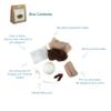 Trimits Needle Felting Craft Kit, Christmas, Includes Roving Wool Needle Stuffing Instructions, Mince Pie view 4