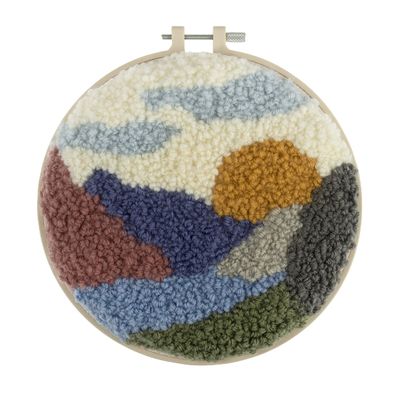 Trimits Punch Needle Hoop Kit, 20.3cm (8in), Landscape