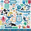 Echo Park Paper Collection Bundle: Sea Life 12 x 12 Collection Kit + Sea Life 12 x 12 Cardstock Elements Sticker Sheet view 2