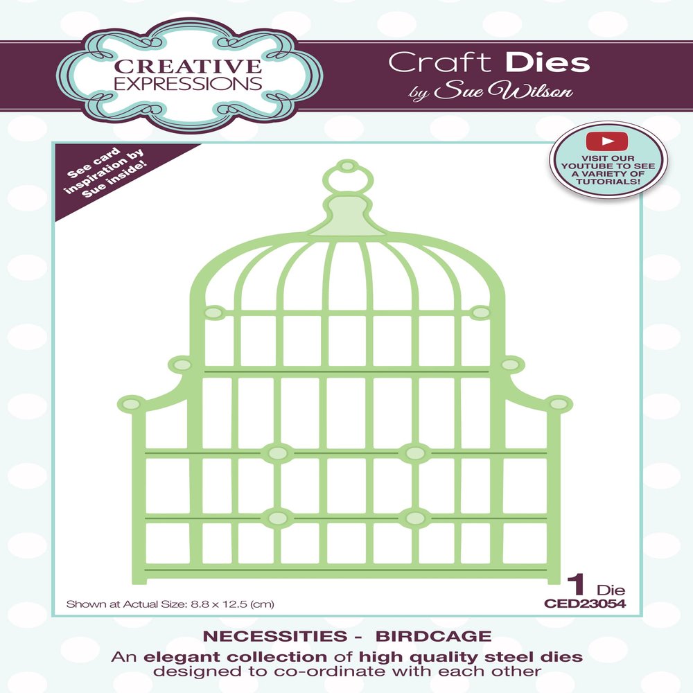 CREATIVE EXPRESSIONS Craft Dies, Necessities-Birdcage