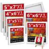 6Packs Mini Stretched Canvases for Painting with 3x5, 4x4, 4x6, 5x5, 5x7, 6x6, Painting Canvas for Oil & Acrylic Paint. view 1