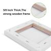 6Packs Mini Stretched Canvases for Painting with 3x5, 4x4, 4x6, 5x5, 5x7, 6x6, Painting Canvas for Oil & Acrylic Paint. view 4