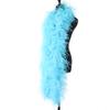 wangruida 2 Yards 6ply Dyed Natural Ostrich Feathers Boa Ostrich Feather Shawl for Wedding Party Dress Sewing Decoration Scarf view 3