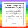ZOCO How to Handle Stress and Conflict Coloring Books (50 Bulk Pack, Without Crayons) Behavior Management Handout Educational Games, Puzzles, Activities for Kids view 4