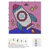 DL-YTG DIY Latch Hook Kits Throw Carpet Embroidery Cover Rug Pattern Color Printed Canvas, Crochet Needlework Crafts for Kids and AdultsAircraft:30x30cm/12 X12 view 4