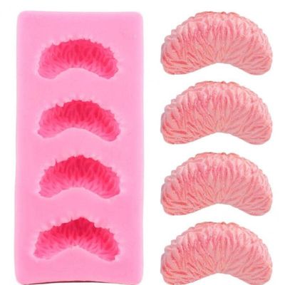 TOSSPER Fruit Shaped Jelly Molds, 3D Mini Orange Candle Soap Chocolate Mold Cupcake Decorating Tool