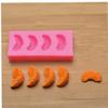 TOSSPER Fruit Shaped Jelly Molds, 3D Mini Orange Candle Soap Chocolate Mold Cupcake Decorating Tool view 3