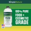 Simple Nature 100% Pure Vegetable Glycerin - 32 oz - Natural Pure Food/Cosmetic Grade for Skincare, Haircare, Cosmetics, Soapmaking, Crafts - Softening & Moisturizing Multipurpose Humectant view 3
