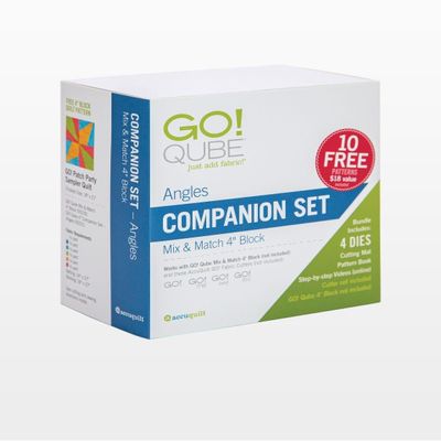 Accuquilt GO! Qube 4" Companion Set-Angles