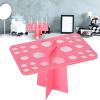 26 Holes Makeup Brush Drying Rack Brushes Dryer Acrylic Brush Holder for Makeup Artist Acrylic Nail Brushes Paintbrushes Makeup Lovers view 4