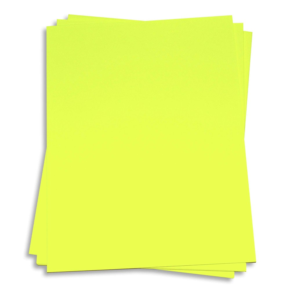 Key Lime Card Stock - 12 x 12 Gmund Colors Matt 111lb Cover, 25 Pack