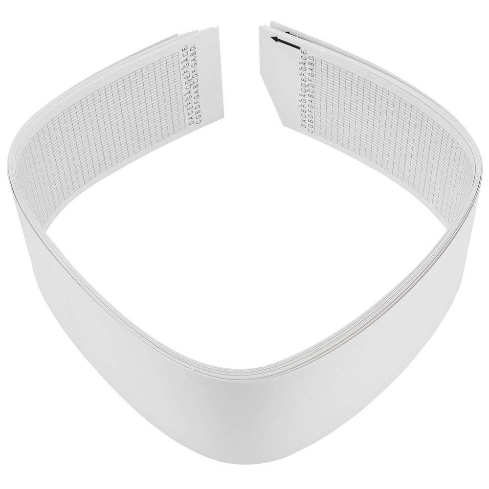 Zerodis 10Pcs,Set Refill Blank Paper Strip for 30 Note DIY Hand Crank Music Box,Set Blank Paper Tape Strips Blank Strips