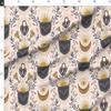 Spoonflower Fabric - Magic Pockets Beige Astrology Lunar Beige Denim Printed on Denim Fabric Fat Quarter - Bottomweight Apparel Home Decor Upholstery view 2