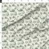 Spoonflower Fabric - Green Winter Christmas Gnomes Holidays Toile Printed on Organic Cotton Sateen Fabric Fat Quarter - Sewing Quilting Apparel Home Decor view 2