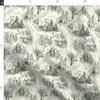 Spoonflower Fabric - Green Winter Christmas Gnomes Holidays Toile Printed on Organic Cotton Sateen Fabric Fat Quarter - Sewing Quilting Apparel Home Decor view 4