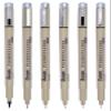 XIAOYU Liquid Fineliner Pens, Precision Black Multiliner Micro Pens, Waterproof Archival Ink Drawing Pens for Journaling Planning Hand Lettering Illustration Sketching Calligraphy, 6PCS view 1