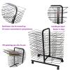 XLTFUC Art Drying Rack, Mobile Drying Easel Art Studio, Educational Product Drying Rack, Space-Saving Shelf Suitable for 8KA3 Paper Album Display Rack (Size : 30 Layers) view 4