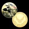 U.S. United States Air Force USAF | F-4 Phantom | Gold Plated Challenge Coin view 1