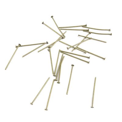 1080 PCS Antique Bronze Plated Jewelry Making Charms Findings Bulk Wholesale Y9KC1U Head Pins 22mm