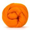 Revolution Fibers Merino Wool Roving | Premium Combed Wool Top | 22 Micron, Perfect for Felting Projects, Spinning, Wall Hangings and Tapestry (Clementine) view 1
